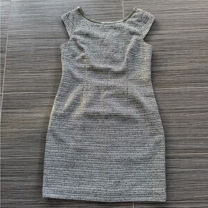 Lined beautiful dress with metal trim on top